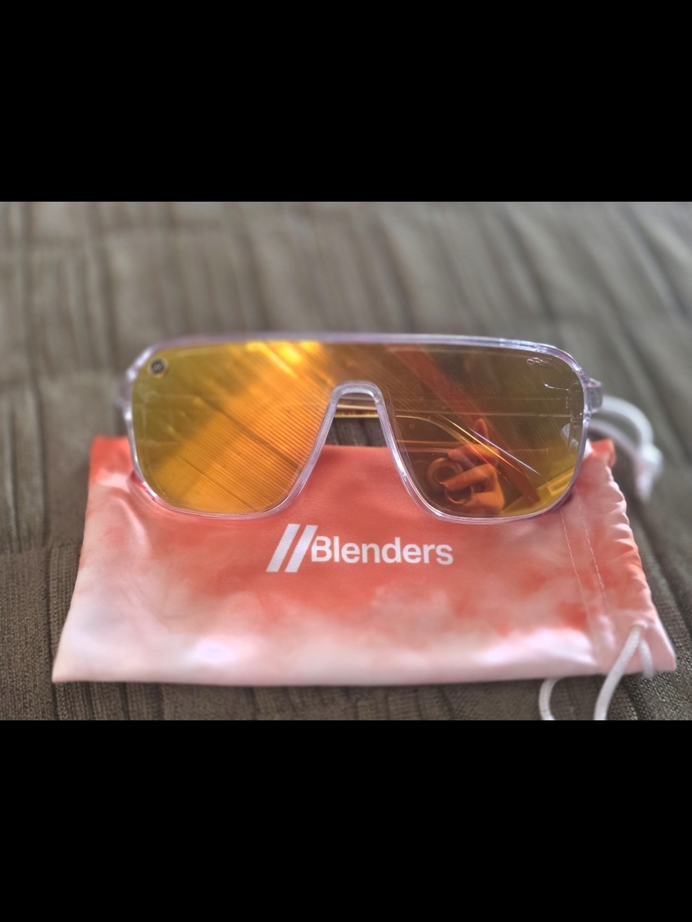 Men's Women's Unisex Blenders Polarized ORACLE Red Bull MV1 Sunglasses Orange